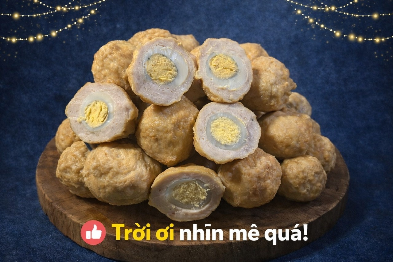 CHẢ BỌC TRỨNG CÚT (1KG) - Ảnh 3